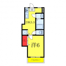 梅田ビルの間取り図
