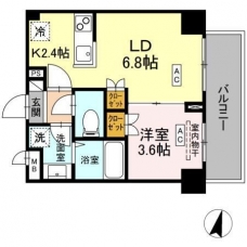 ロイジェント西新井の間取り図