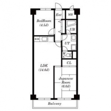 ウエルストンハイツの間取り図