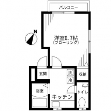 ロイヤルコーポの間取り図
