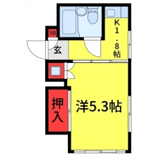 坂井コーポの間取り図