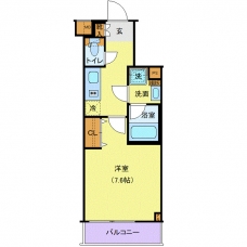 アンベリール大山WESTの間取り図