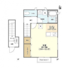 コモド本木の間取り図