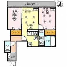 Noble Villa針ヶ谷の間取り図
