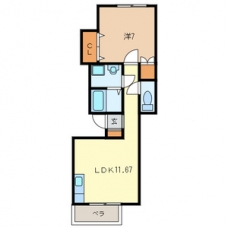 ラ・ヴィーニュ　エクセレントの間取り図