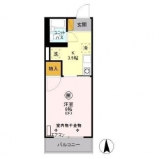 ドミトリー中浦和の間取り図