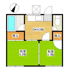 ユミカハイツの間取り図