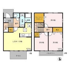 プリズムパークの間取り図