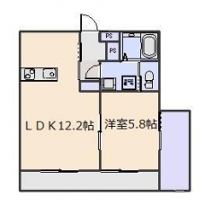 アクイユ　ソレイユの間取り図