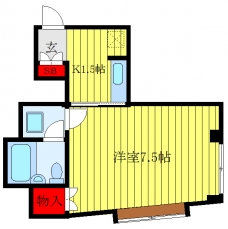 プリンセスハイツF棟の間取り図