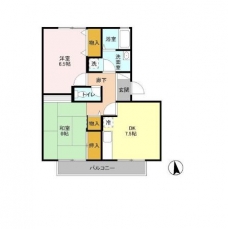 メゾンソレーユの間取り図