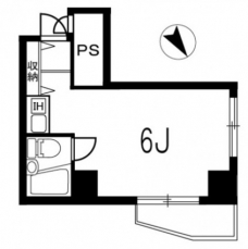 スカイコート後楽園第2の間取り図