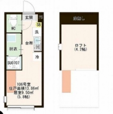 ハーモニーテラス浮間舟渡の間取り図