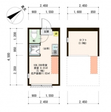 ハーモニーテラス志茂ＸⅡの間取り図