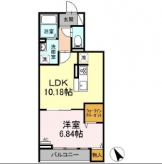 アンジュール新田の間取り図