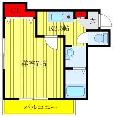 シャロムガーデンの間取り図
