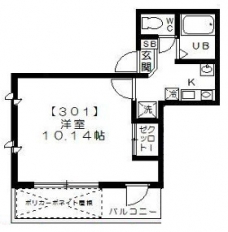 メイプルリーフ北戸田の間取り図