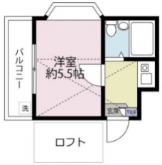 ＦＬＡＴ－Ｂの間取り図