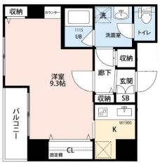 COURT王子神谷の間取り図