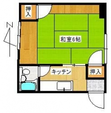 第二メゾン北原の間取り図
