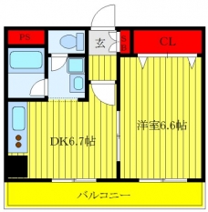 藍染ビルの間取り図