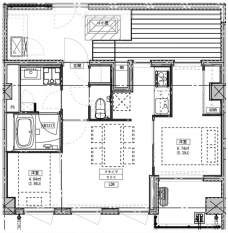 ルミーク北千住の間取り図