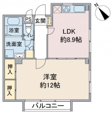 アーバンパレスの間取り図