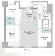 ＫＥＮＥＤＩＸ北赤羽の間取り図