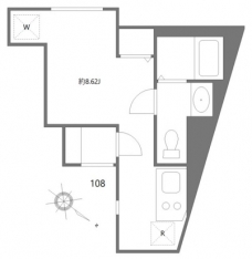 モダンアパートメント文京音羽の間取り図
