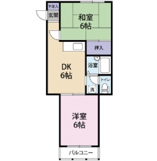 メゾンドコリンヌの間取り図