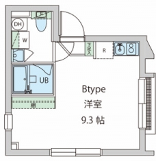 ブルーフェザーマンションの間取り図