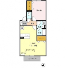 オークス　Ⅱの間取り図