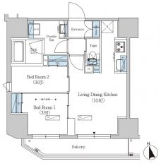 アーバネックス上野の間取り図
