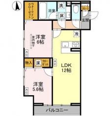 ノーブルラフィネ上木崎の間取り図