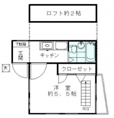 メゾンパールの間取り図
