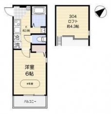 サウステラス蕨の間取り図