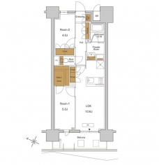 ＲＪＲプレシア東十条ガーデンの間取り図