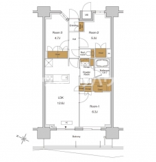 ＲＪＲプレシア東十条ガーデンの間取り図