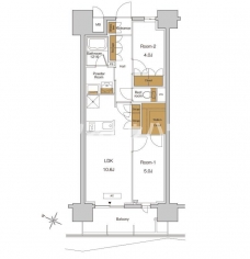 ＲＪＲプレシア東十条ガーデンの間取り図