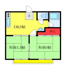 白百合ハウスの間取り図
