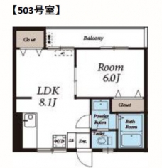 エーデルハイツの間取り図