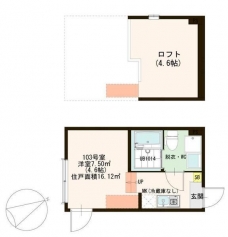 ハーモニーテラス新河岸の間取り図