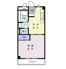 メゾンアヴェニールの間取り図