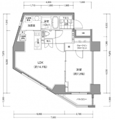 ＪＰ　ｎｏｉｅ　小石川富坂の間取り図