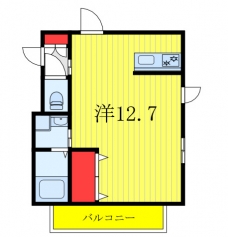 ノーブルヴィラージュ城山の間取り図