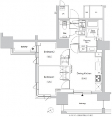 ザ・パークハビオ目白タワー の間取り図