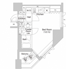 プライムアーバン本駒込の間取り図