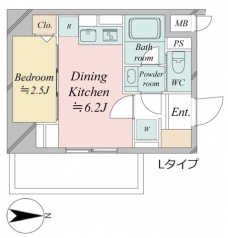 ドゥーエ王子神谷の間取り図
