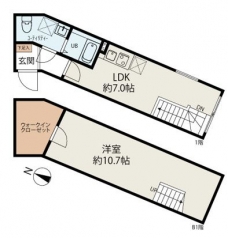 Y’s　Court　Akabaneの間取り図