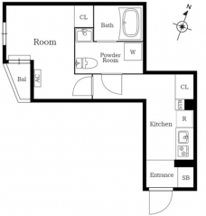 プレニーズ護国寺PREMIERの間取り図